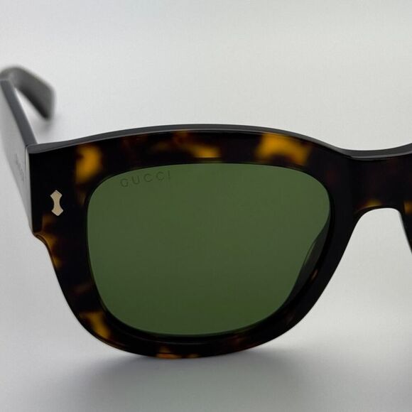 NEW Gucci Sunglasses GG1110S 002 Dark Havana / Green Unisex Authentic main image 11